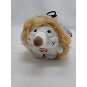 Pet Qwerks Plush Interactive Dog Toys  Chattering Hedgehog 4.5 " White New